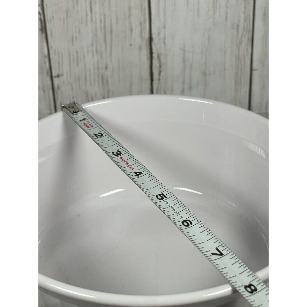 Corning Ware F-5-B French White Round Baking Casserole Dish Bowl 1.6L No Lid 8" - Picture 4 of 5